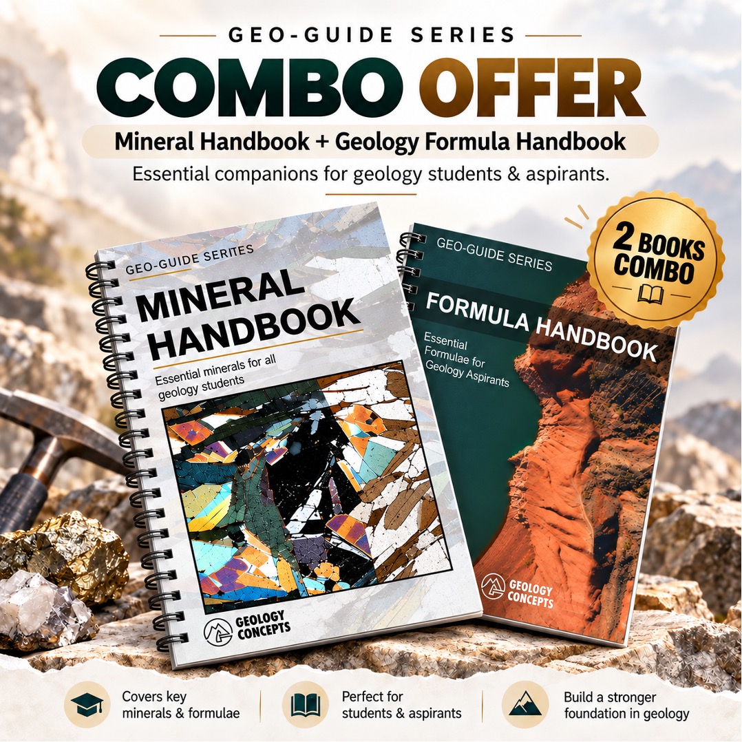 Geo-Guide Series Mineral Handbook and Geology Formula Handbook